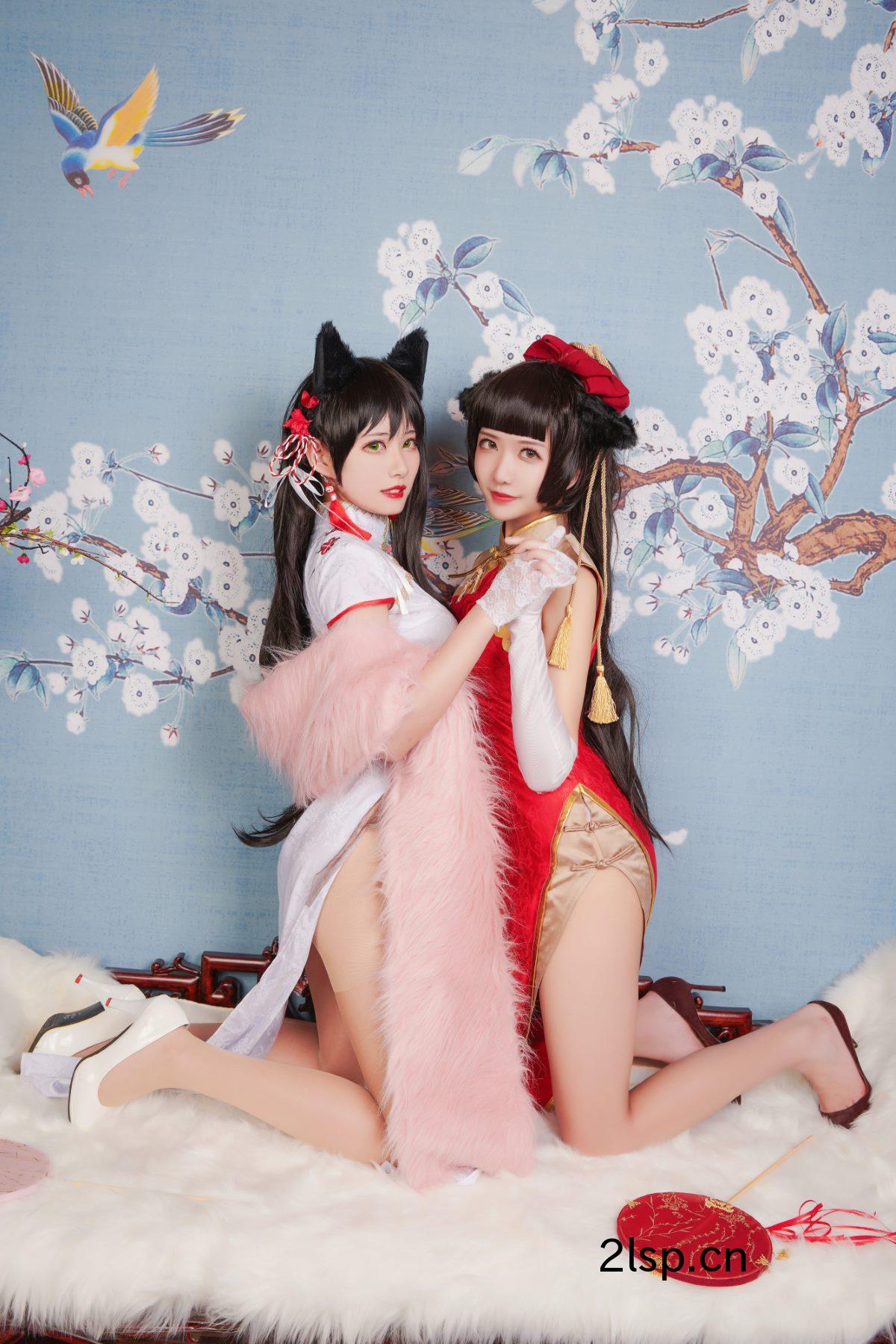 Coser@源纱希喵喵喵Vol.004Meiyi_烛墨犬獒旗袍