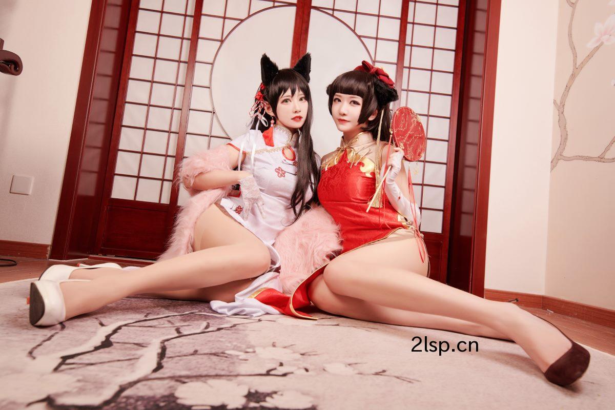 Coser@源纱希喵喵喵Vol.004Meiyi_烛墨犬獒旗袍