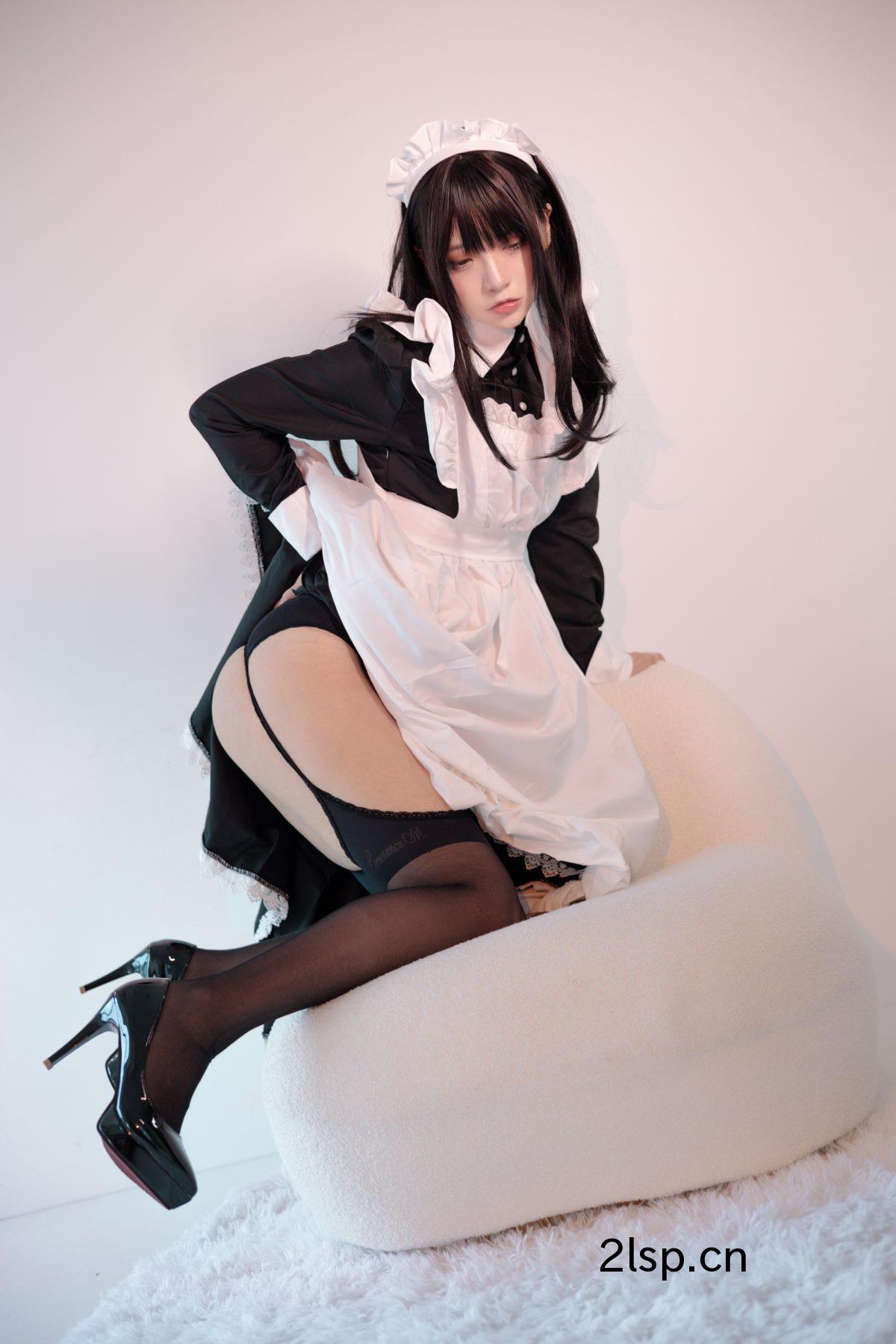 Coser@疯猫ssvol.075COS美女女仆