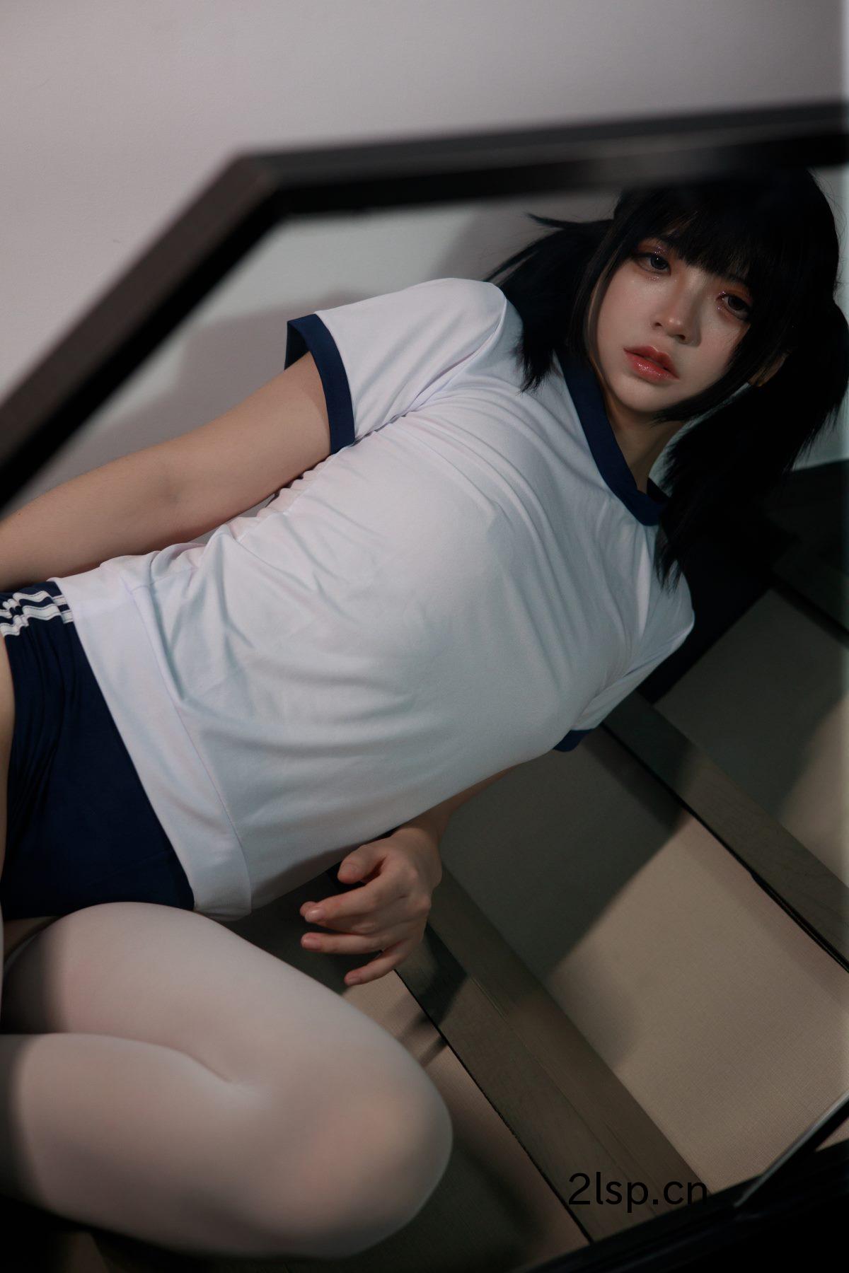 Coser@疯猫ssvol.083白色情人节福袋体操服