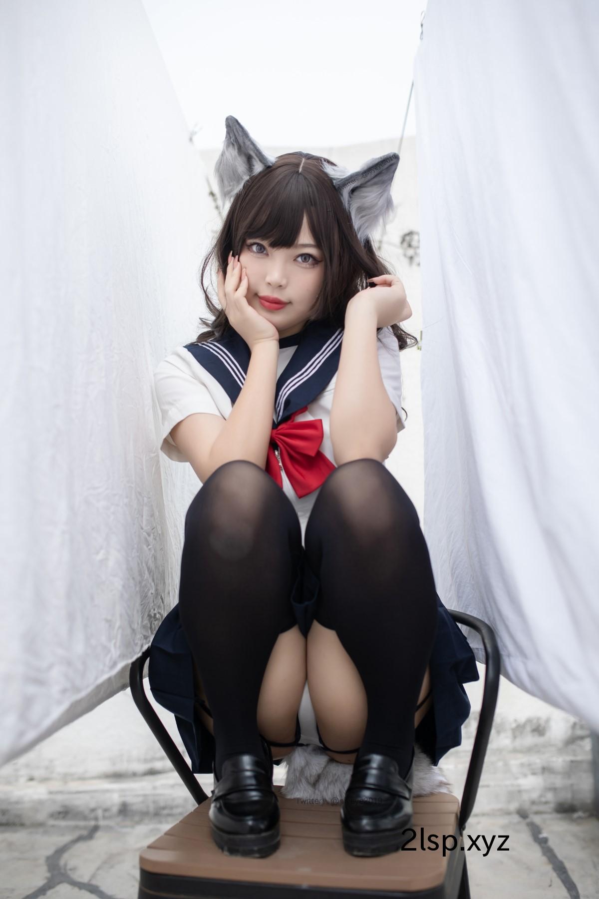 Coser@白烨-Vol.047-魅惑狼姐姐-室外魅惑狼姐姐