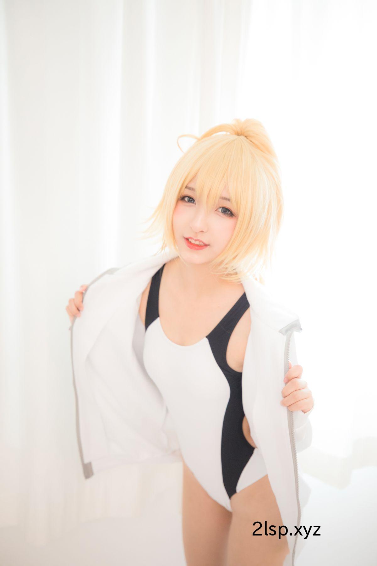 Coser@神楽坂真冬-Vol.036-电子相册-白贞德-Swimingthedrea-A神楽坂真冬