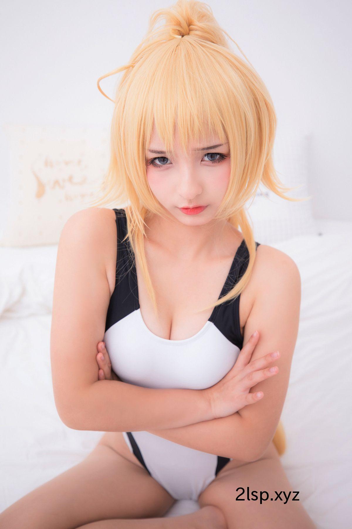 Coser@神楽坂真冬-Vol.036-电子相册-白贞德-Swimingthedrea-B神楽坂真冬