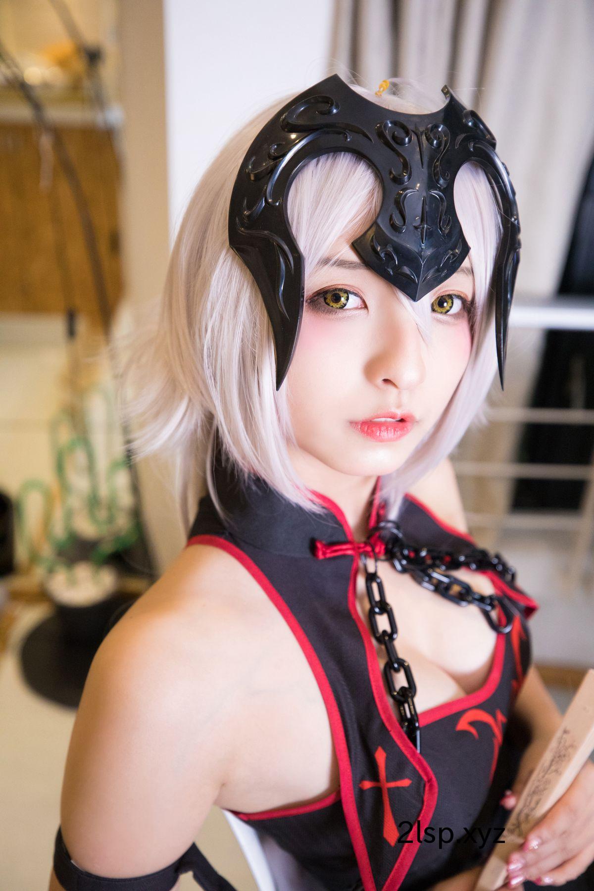 Coser@神楽坂真冬-Vol.037-电子相册-旗袍黑贞-A神楽坂真冬