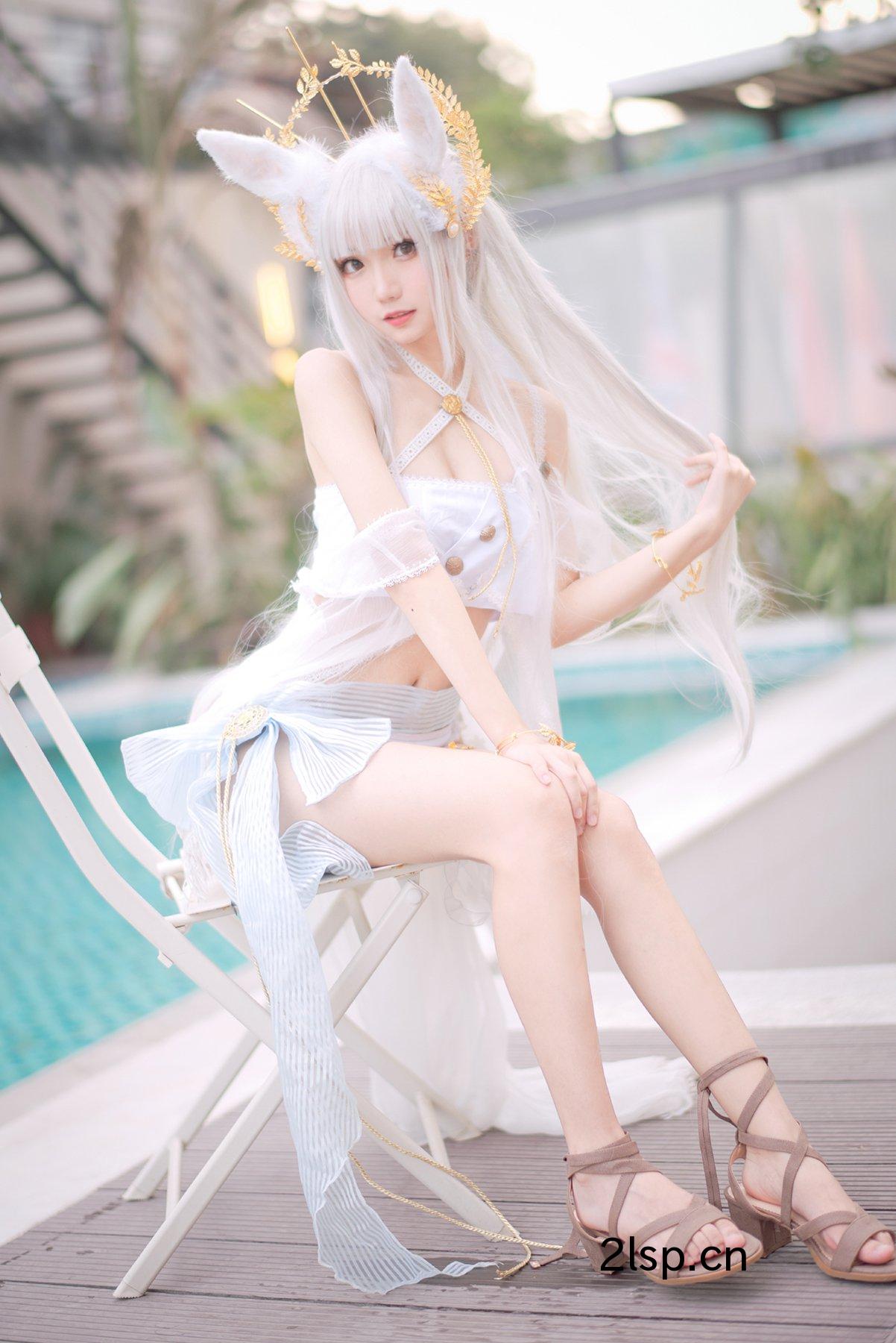 Coser@花柒HanaVol.006白金cos泳装花柒Hana