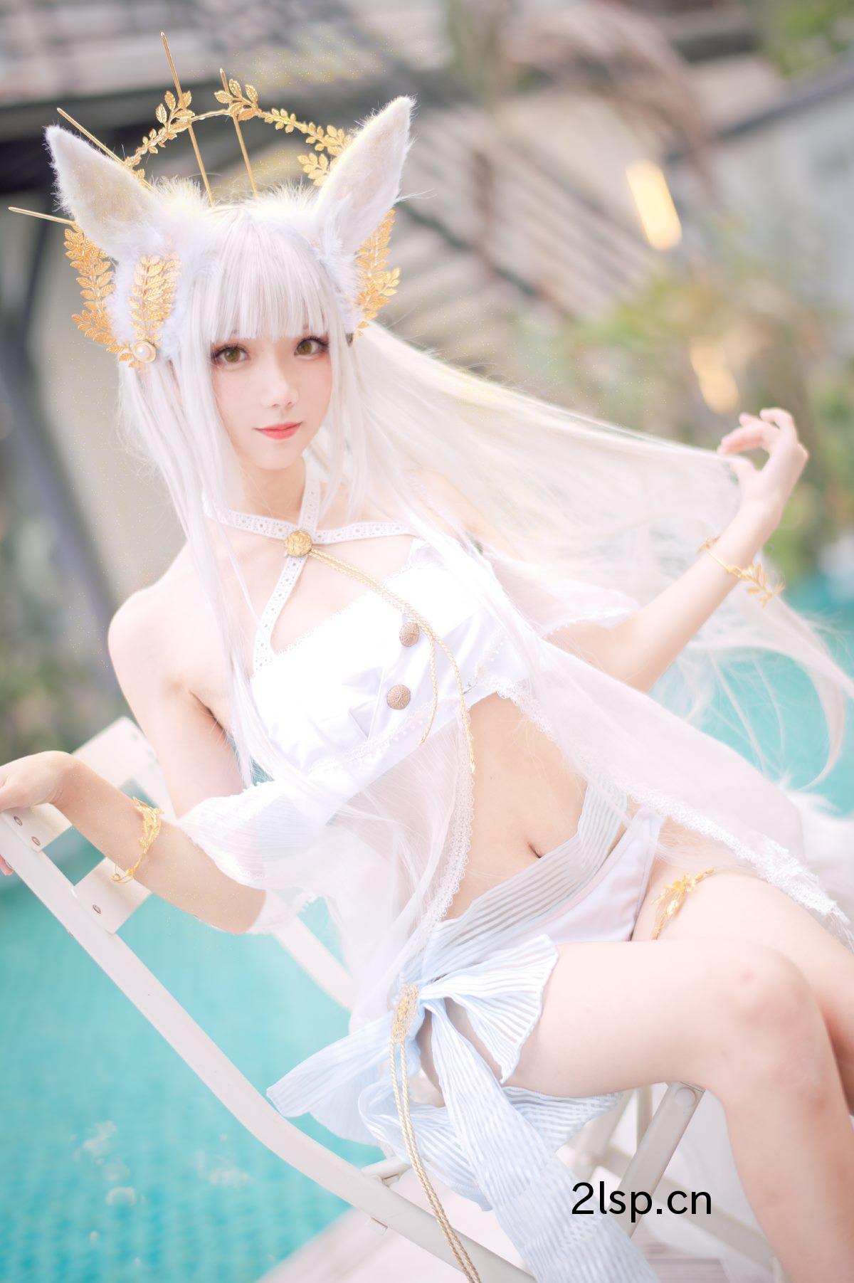 Coser@花柒HanaVol.006白金cos泳装花柒Hana