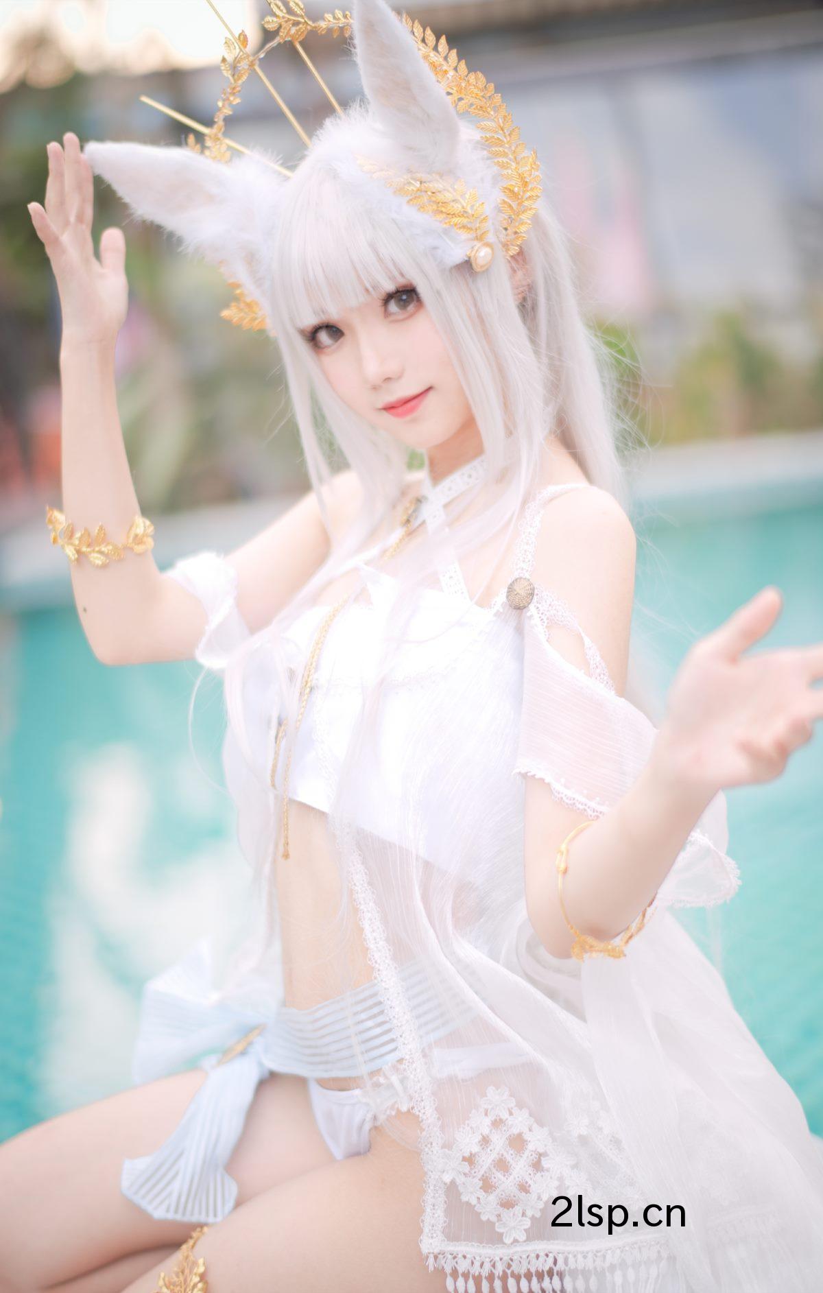 Coser@花柒HanaVol.006白金cos泳装花柒Hana