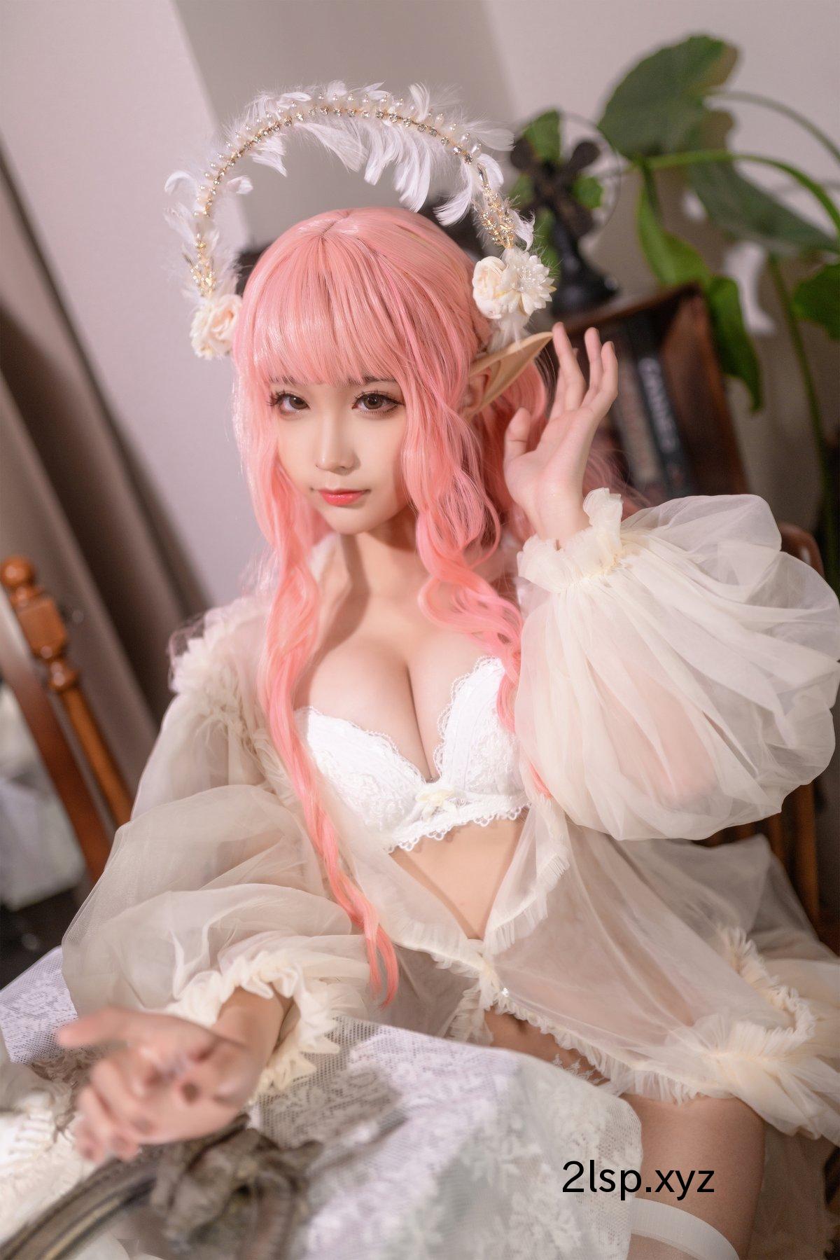 Coser@蠢沫沫-Vol.123-尖耳国度-粉精灵蠢沫沫