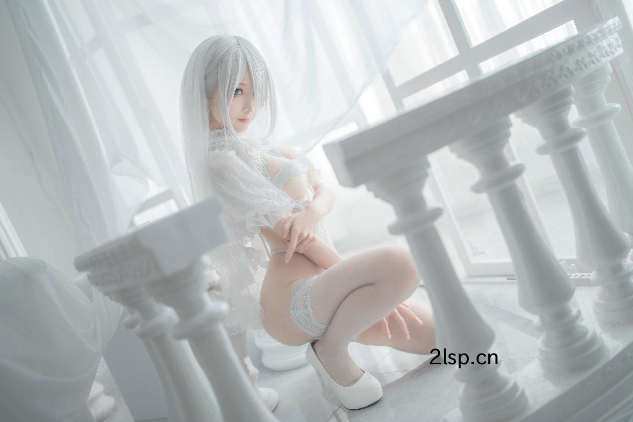 Coser@蠢沫沫Vol.1402B白婚纱