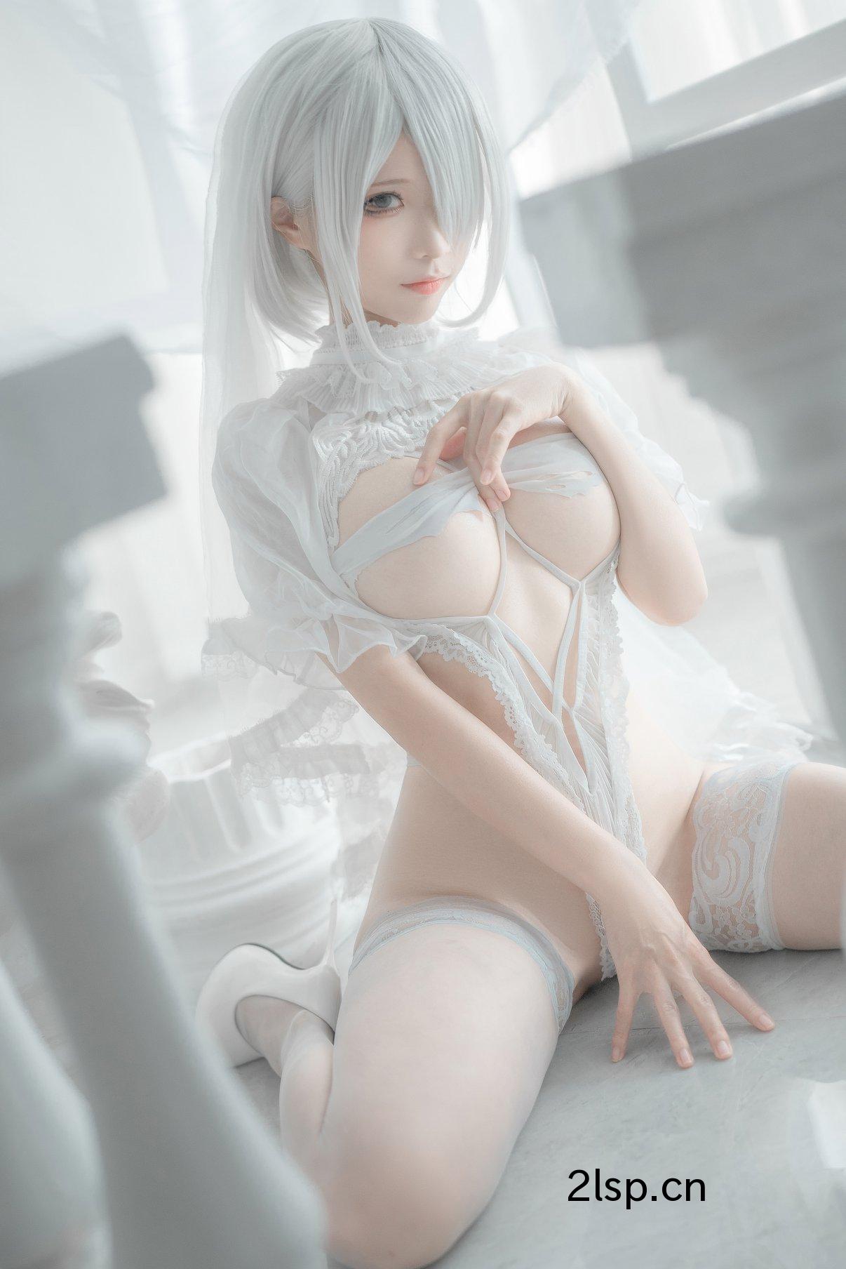 Coser@蠢沫沫Vol.1402B白婚纱