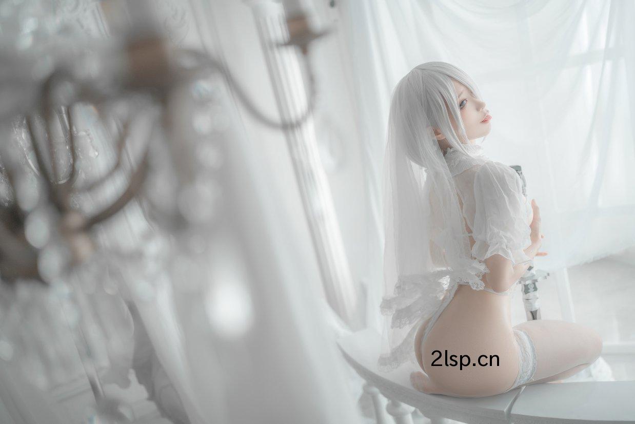 Coser@蠢沫沫Vol.1402B白婚纱