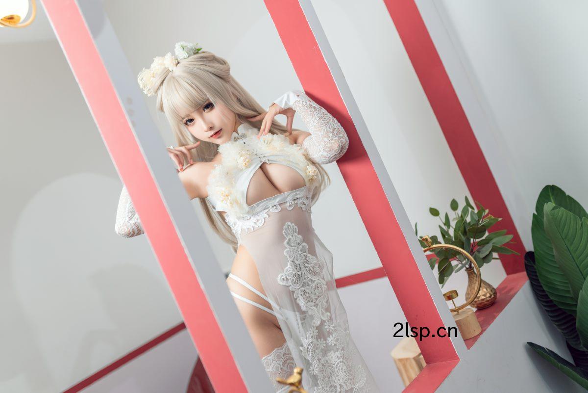 Coser@蠢沫沫Vol.157沫沫真爱版歪萌白旗袍