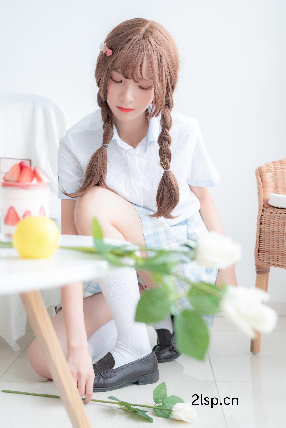 Coser@西瓜少女Vol.012民宿私房淡蓝JK