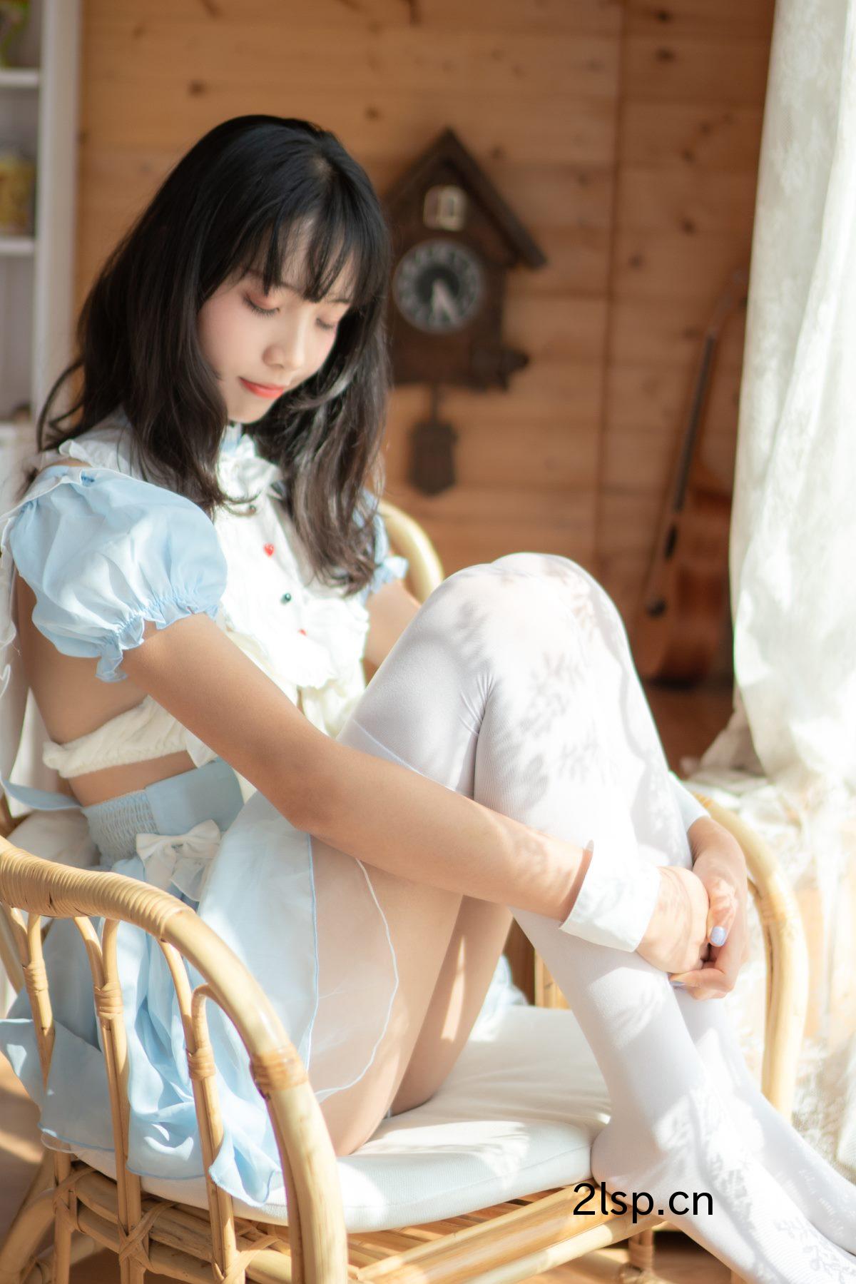 Coser@西瓜少女Vol.018蓝白女仆