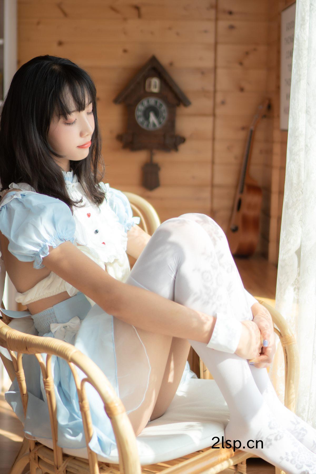 Coser@西瓜少女Vol.018蓝白女仆