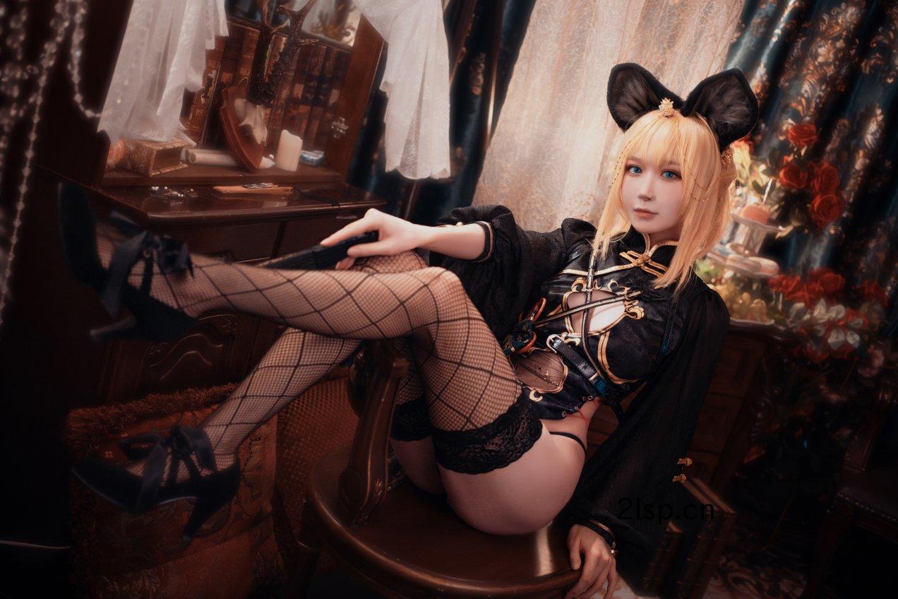 Coser@阿包也是兔娘Vol.009只鼠于你旗袍阿包也是兔娘