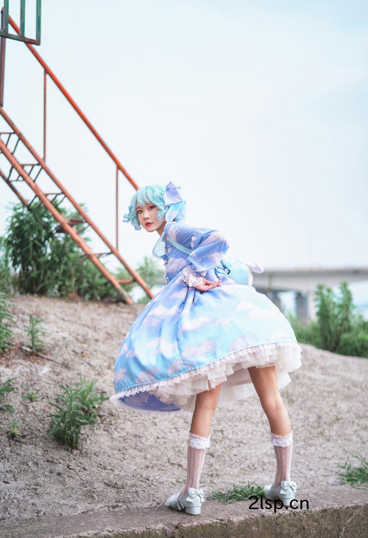 Coser@阿包也是兔娘Vol.016lolita蓝裙