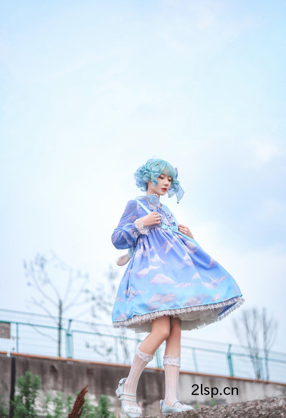 Coser@阿包也是兔娘Vol.016lolita蓝裙