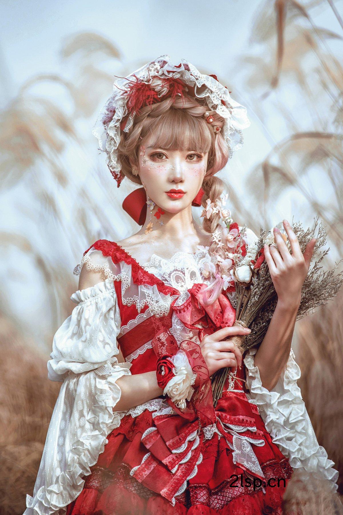 Coser@阿包也是兔娘Vol.017lolita红裙