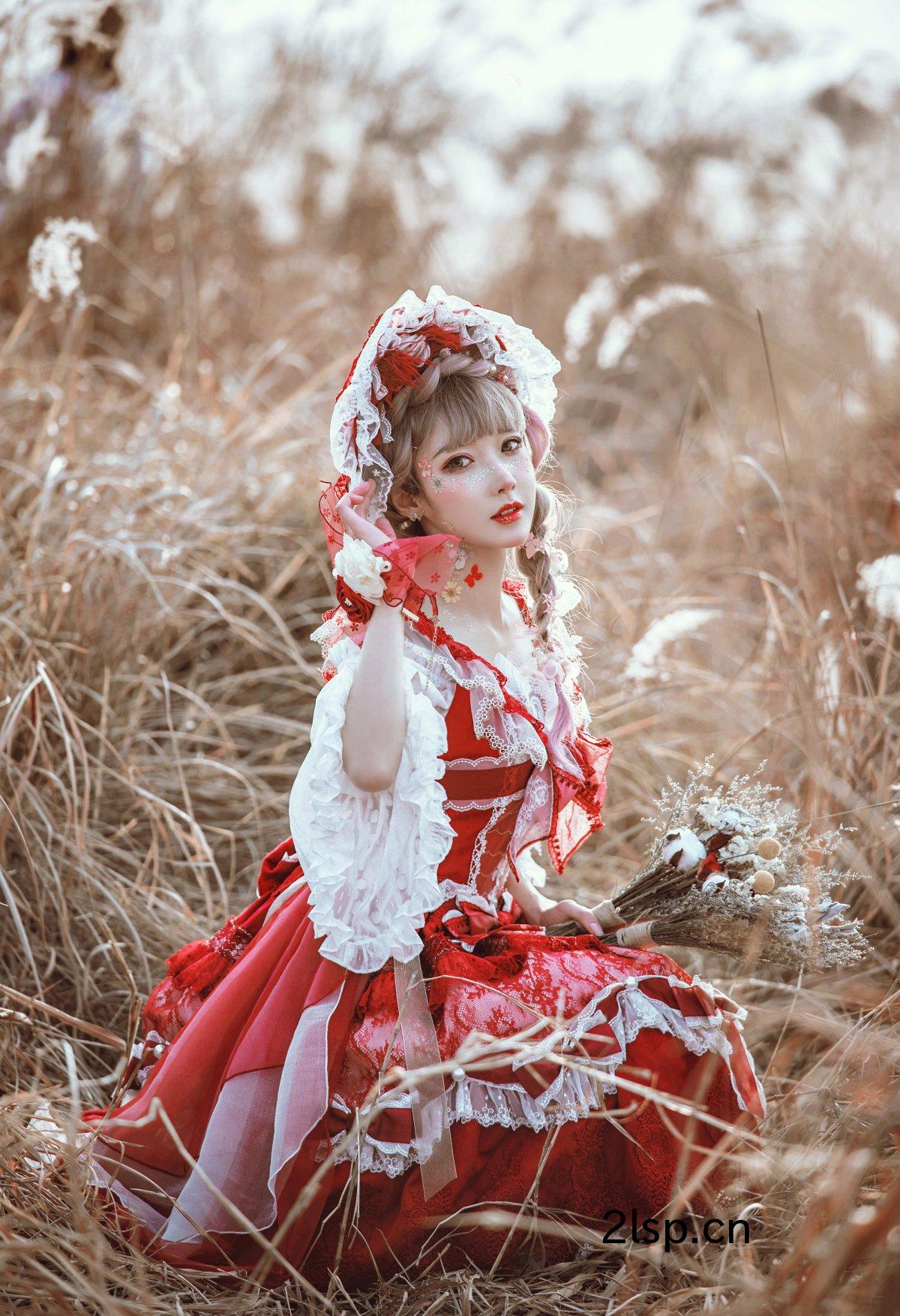 Coser@阿包也是兔娘Vol.017lolita红裙