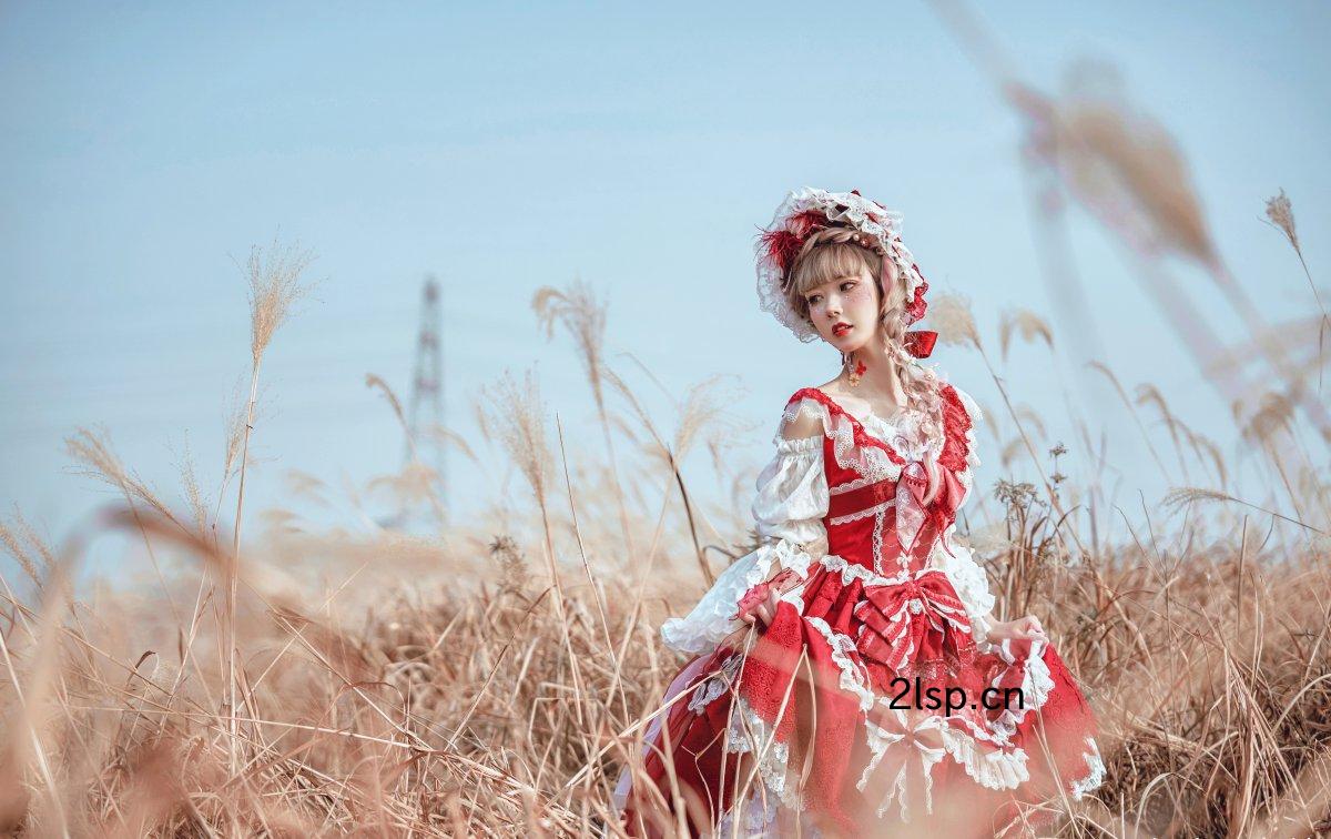 Coser@阿包也是兔娘Vol.017lolita红裙