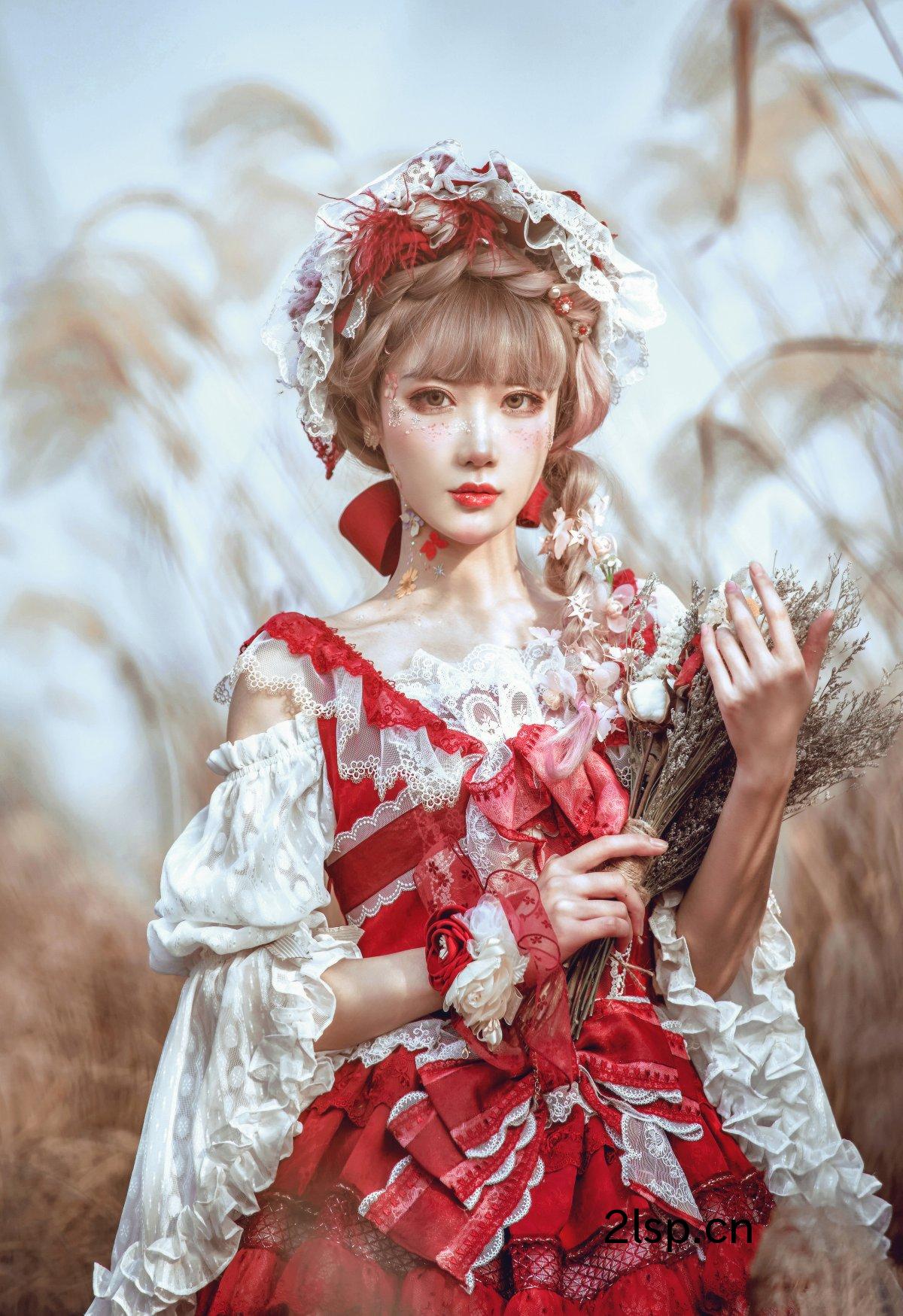 Coser@阿包也是兔娘Vol.017lolita红裙