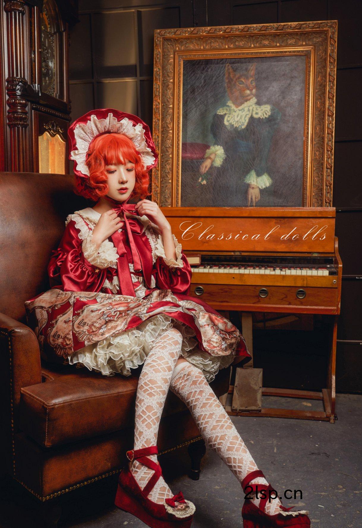 Coser@阿包也是兔娘Vol.019lolita红裙2