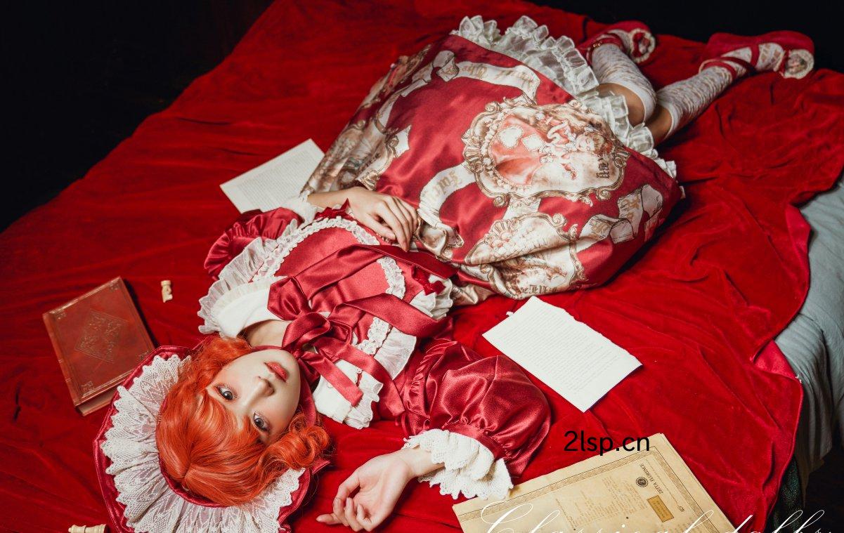 Coser@阿包也是兔娘Vol.019lolita红裙2