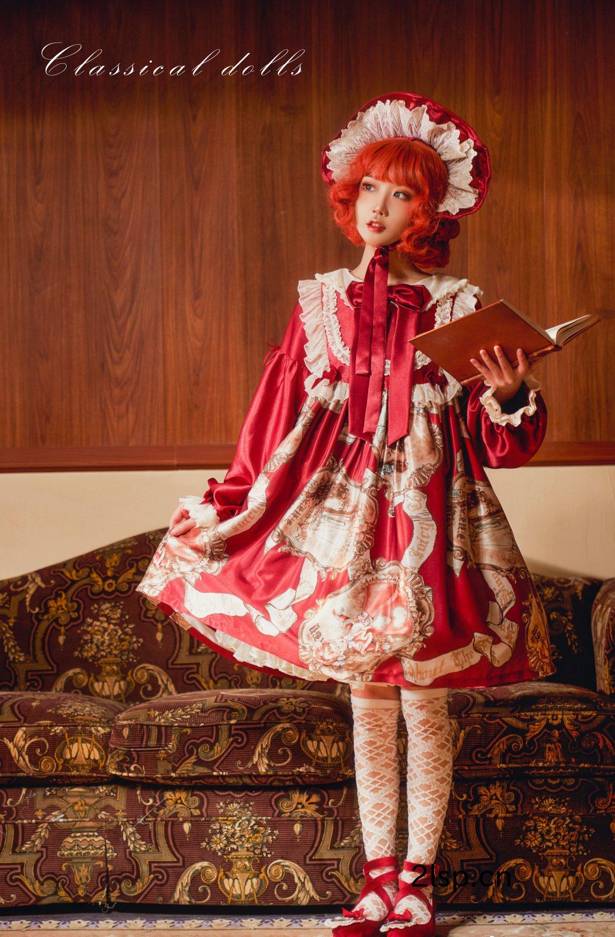 Coser@阿包也是兔娘Vol.019lolita红裙2