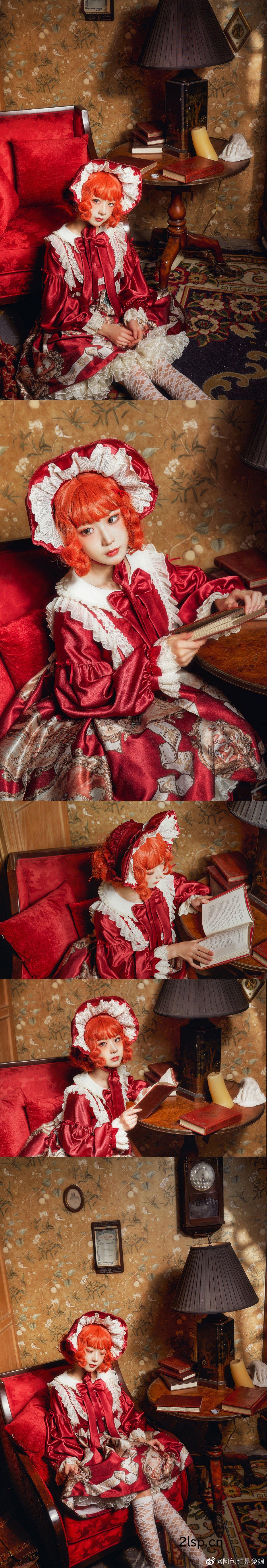 Coser@阿包也是兔娘Vol.019lolita红裙2