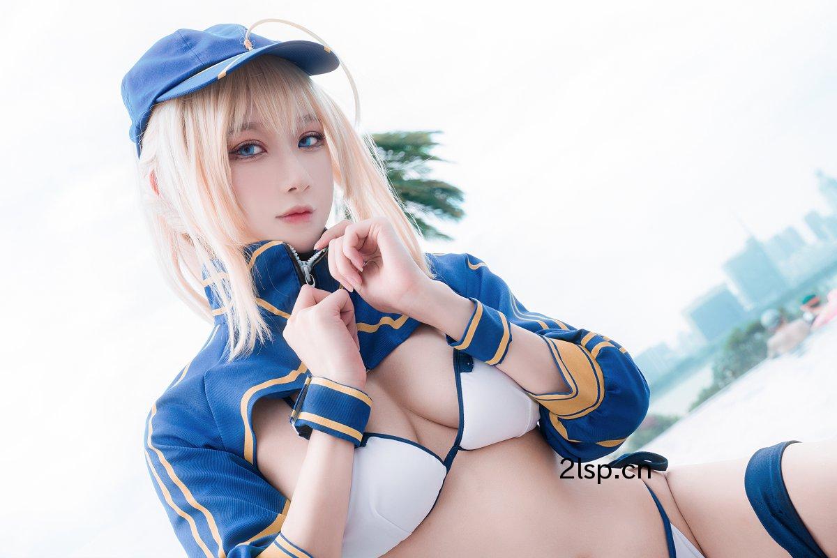 Coser@阿包也是兔娘Vol.024谜之女主角X毛水着