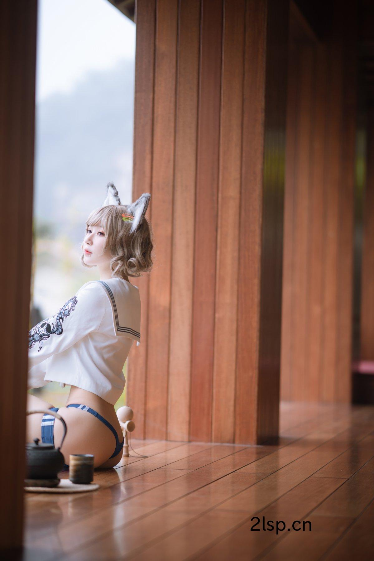 Coser@阿包也是兔娘Vol.029X型体操服