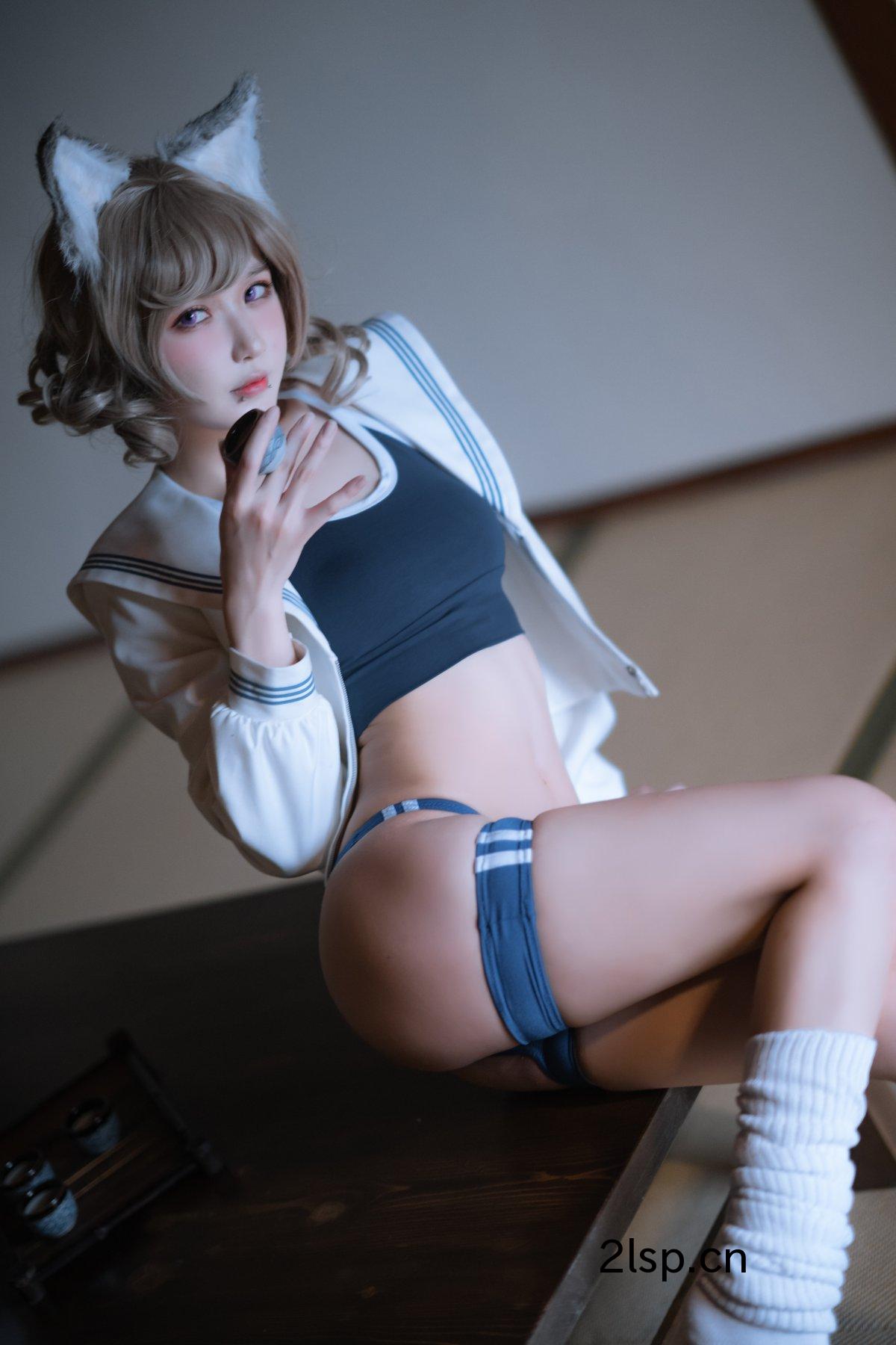 Coser@阿包也是兔娘Vol.029X型体操服