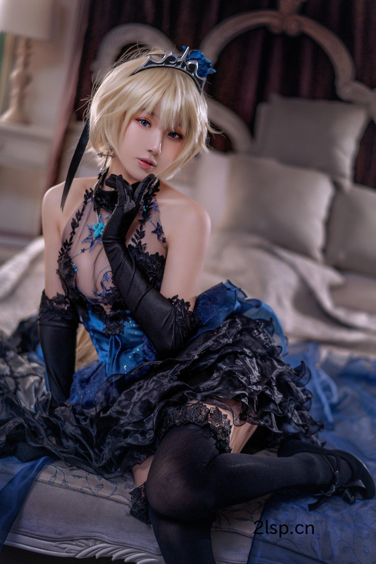 Coser@阿包也是兔娘Vol.031贞德婚纱