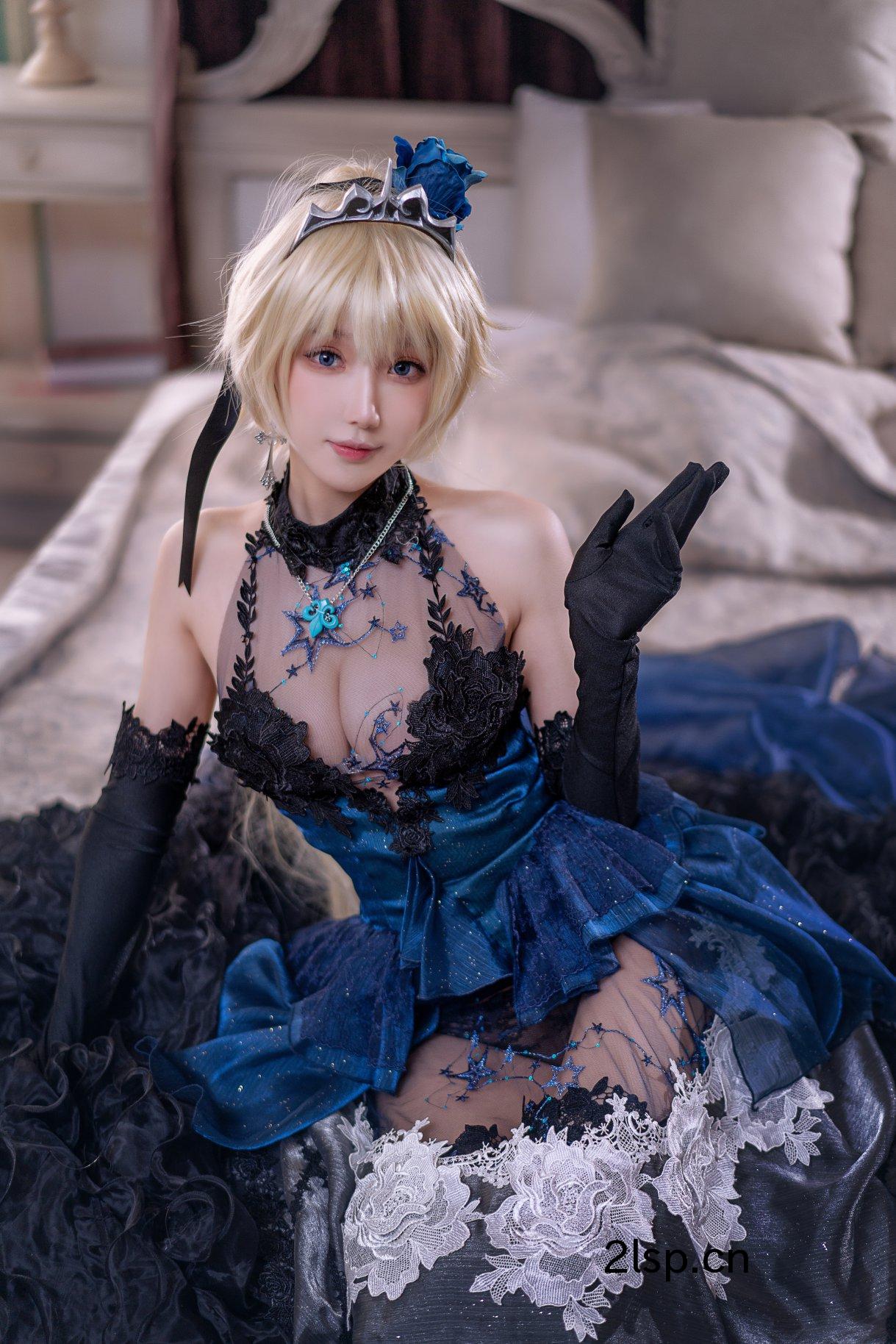 Coser@阿包也是兔娘Vol.031贞德婚纱