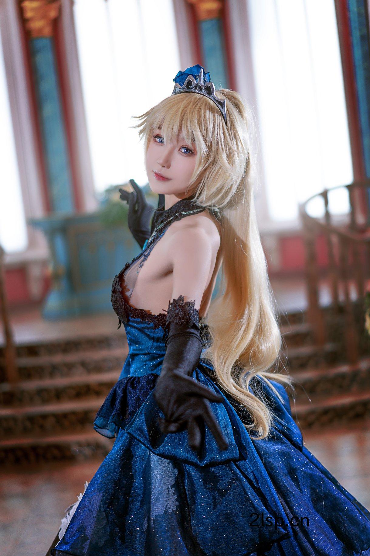 Coser@阿包也是兔娘Vol.031贞德婚纱