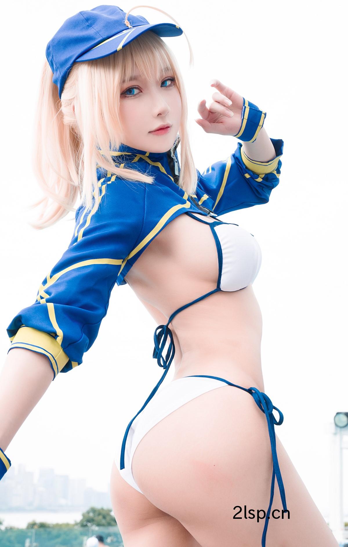 Coser@阿包也是兔娘Vol.045冲田总司泳装阿包也是兔娘