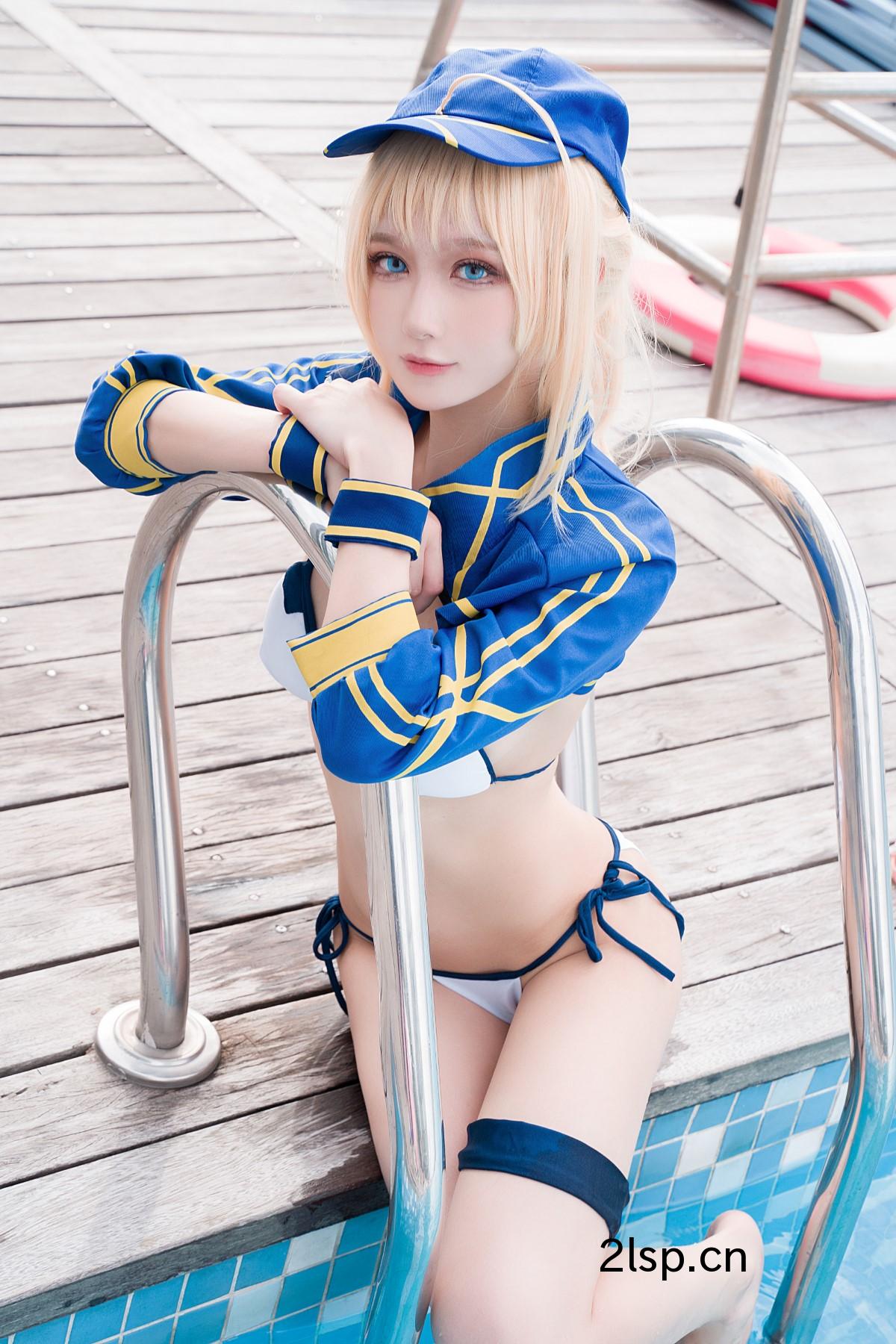 Coser@阿包也是兔娘Vol.045冲田总司泳装阿包也是兔娘