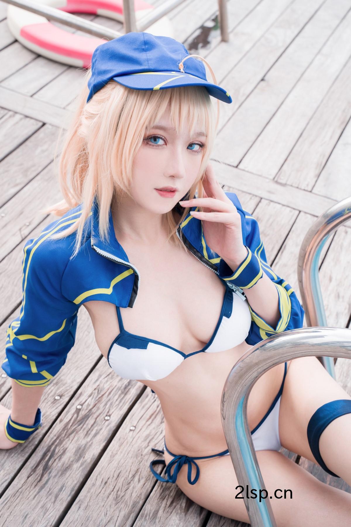 Coser@阿包也是兔娘Vol.045冲田总司泳装阿包也是兔娘