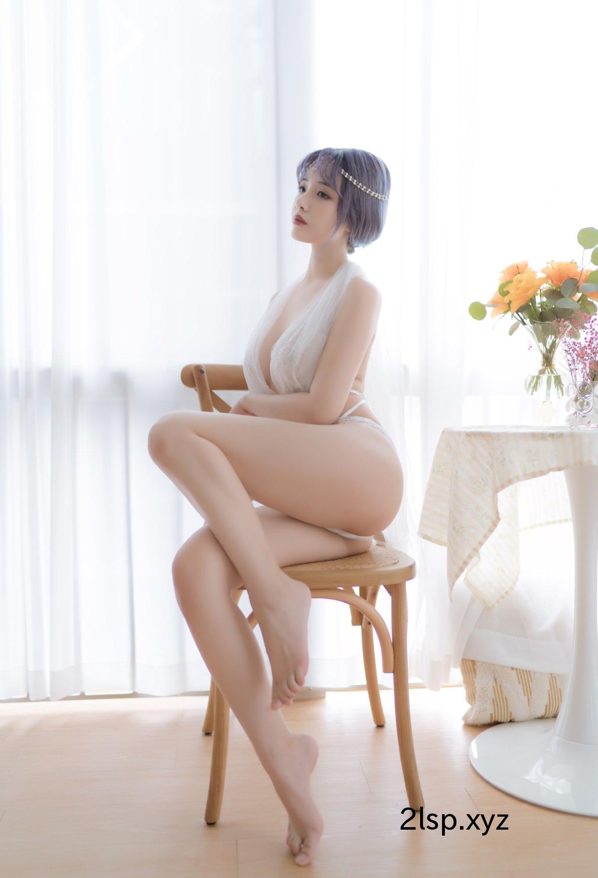 Coser@雯妹不讲道理-No.084-白色希腊雯妹不讲道理