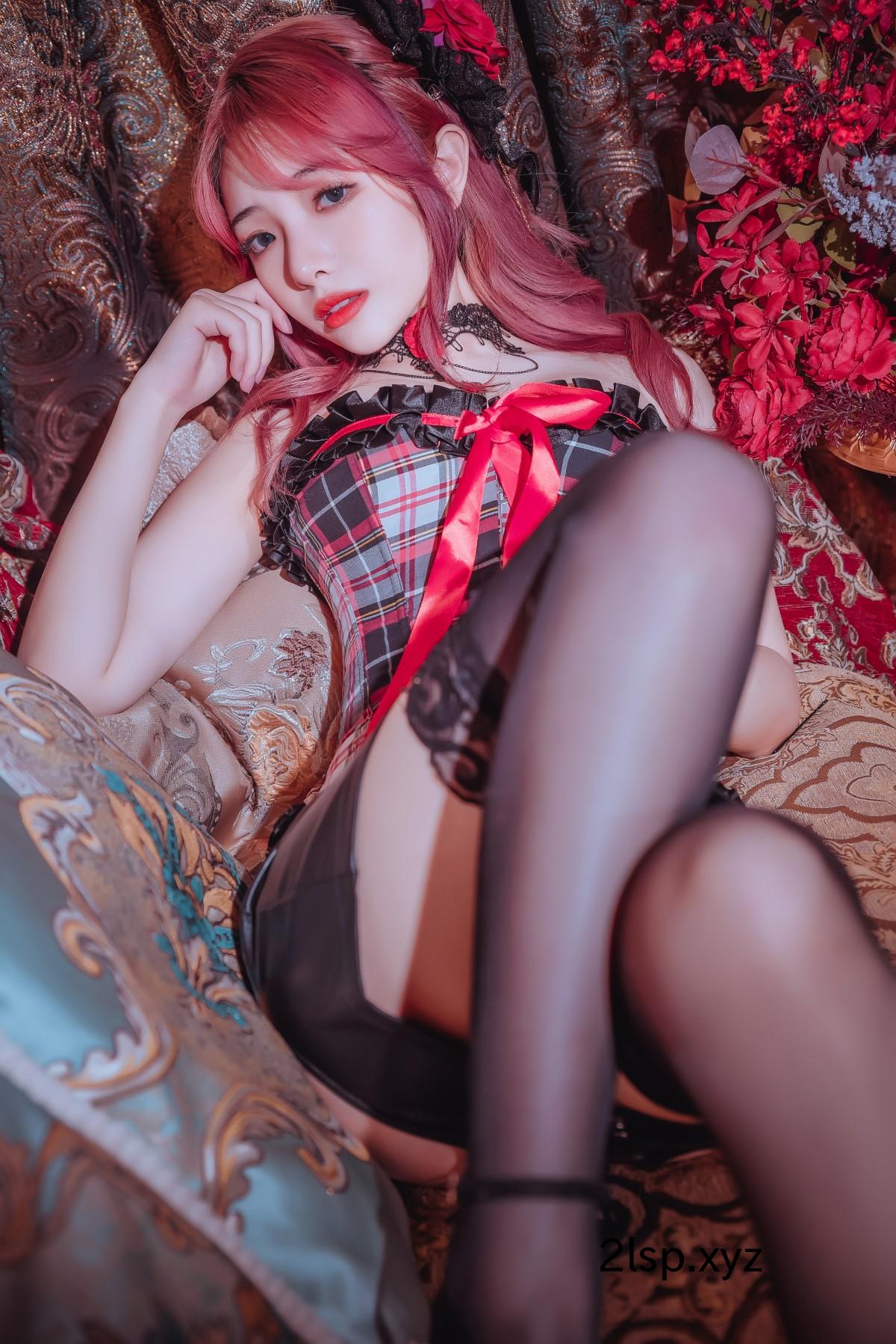 Coser@雯妹不讲道理-Vol.029-红黑格子雯妹不讲道理