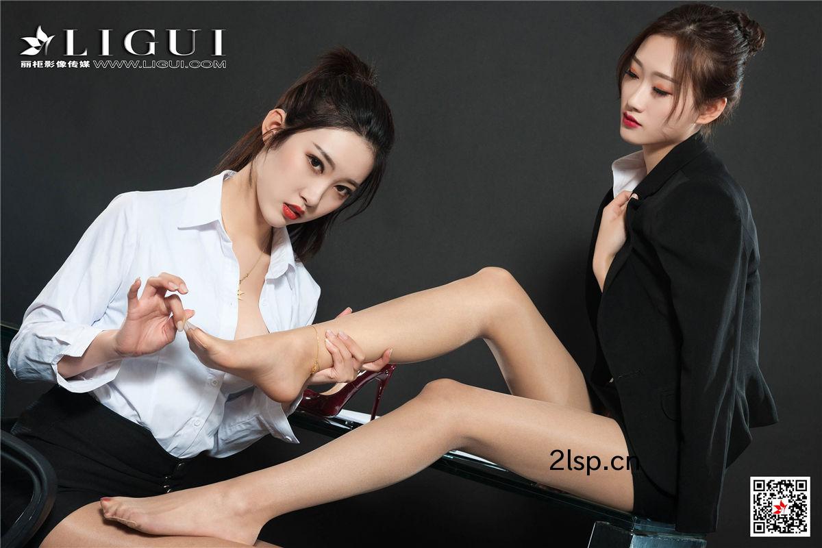 Ligui丽柜丝袜美腿写真2018.12.20网络丽人Model王炜炜