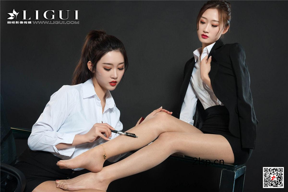 Ligui丽柜丝袜美腿写真2018.12.20网络丽人Model王炜炜