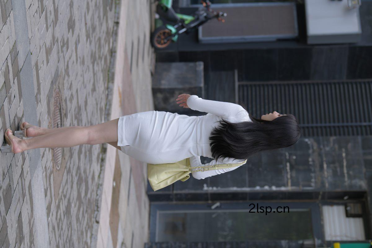 MoJing魔镜街拍No.137StreetphotoofbeautyinwhiteuniformB街拍之白色制服美女-B